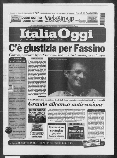 Italia oggi : quotidiano di economia finanza e politica